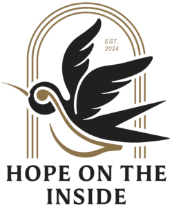 Hope On The Inside - Brown Logo - Light Background